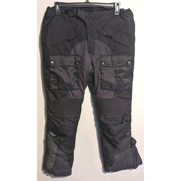 MotoGP Motorcycle Biker Black Riding Pants Men’s Size 38 x 32 - Picture 1 of 9